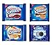 Oreo Cookies Variety Pack of 4 Bags - Smores, Marshmallow Moon, Carrot Cake, Red Velvet