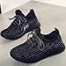 Casual Girls Breathable Running Shoes Boys Knit Lightweight Gym Athletic Sneakers Lace Up Foldable Walking Tennis Shoes