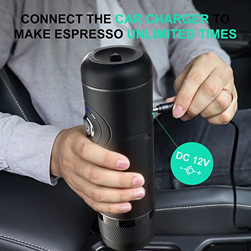 ESPSCOFE Portable Espresso Maker 12V Camping Coffee Makers with