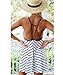 Mansy Women's Summer Strap Loose V-neck Halter Casual Beach Dress
