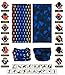 9PCS & 6PCS Multifunctional Stretchable Sport & Casual Headwear, Headband Scarf Bandanna Headwrap Mask Neckwarmer & More 12-in-1