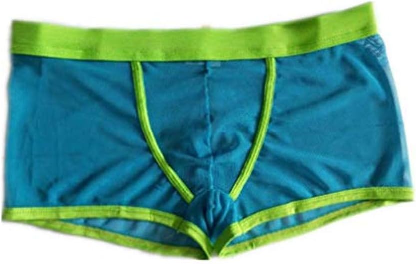 HP95 Men's Bikini Underwear, Mesh Transparent Boxers Bulge Comfy Underwear