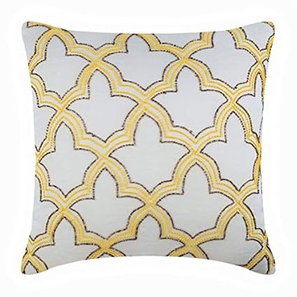 Amazon Com Designer Yellow Euro Sham Covers 26 X26 Euro Pillow