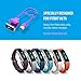 Cablor 2PCS Charger for Fitbit Alta, 30cm Fitbit Alta Replacement USB Charging Cable for Fibit Alta Band Wireless, Quality Power Charging Cord - Purple (No Reset Button)