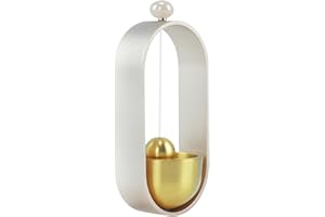 VICHERIA Shopkeepers Bell for Door Opening, Door Chime for Business when Entering, Entrance Hanging Doorbell Decoration and Business Decorations, Door Bell when Dog, Cat Go Outside - Creative Gift (Silver)