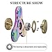 Fidget Spinner Tri Hand Spinner Fidget Toy (Colorful), Detachable Steel Ball Bearing, Long Time Spinning, Fast and Quiet, Stress Reducer for ADHD, Anxiety and Autism, Boredom