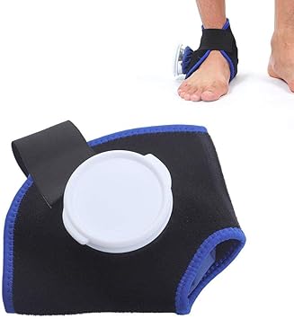 Sac A Glace A La Cheville Orthese De Cheville Avec Enveloppe En Tissu Compressif Compresse Chaude Froide Pour Entorses De La Cheville Amazon Fr Beaute Et Parfum