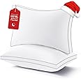 ROUMEA King Size Pillows Set of 2, Pillows King Size 2 Pack for Sleeping, Luxury Hotel Bed Pillows, Supportive King Pillows with Soft Down Alternative for Back Stomach Side Sleepers, Machine Washable