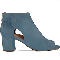 MOOMMO Women Open Toe Booties Sandals Heel Navy