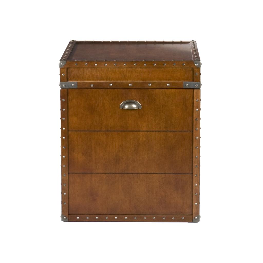 Southern Enterprises Steamer Trunk End Table Buffets