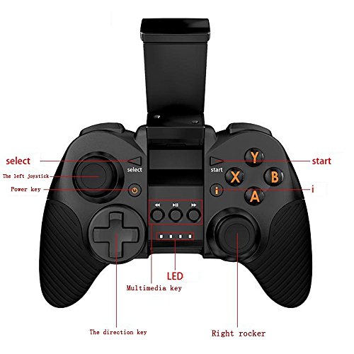 PowerLead Gypo G009 Lazybone Wireless Bluetooth USB Adjustable Gamepad Joysticker Controller Bluetooth Game Controller for Iphone Samsung PowerLead Gypo G009 Lazybone Wireless Bluetooth USB Adjustable Gamepad Joysticker Controller Bluetooth Game Controller for Iphone Samsung