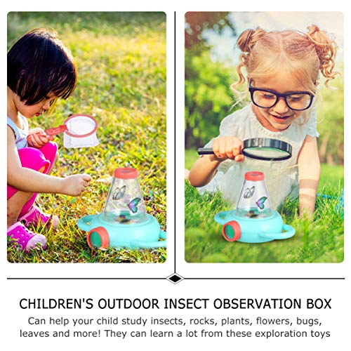 BESPORTBLE Kinder Entdecker Spielzeug Outdoor Exploration Abenteur Kit Insektenbeobachter mit Lupe Box Pinzette… – Bild 7