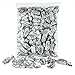 Silver Foils Chewy Taffy Candy, 1-Pound Bag of Silver Color Themed Kosher Candies Individually Wrapped Pineapple Fruit-Flavored Taffies (NET WT 454g, About 63 Pieces)