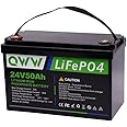24V50AH LiFePO4 Lithium Battery Automotive Battery for RV Travel Energy Storage, Photovoltaic Energy Storage Backup Power