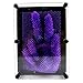 Adorox 3D Plastic Pin Art Board Novelty Toy Fun Kids (6 X 8 inches, Purple)