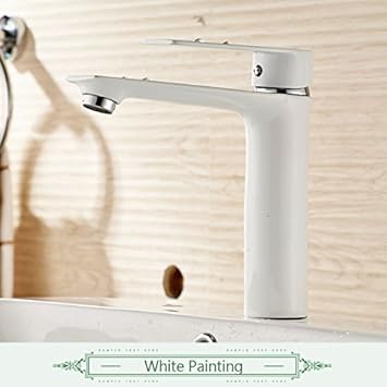 Czoor Wasser Mixer Badezimmer Waschbecken Wasserhahn Messing Badezimmer Armaturen Modernes Bad Armatur Chrom Schwarz Weiss Waschbecken Mischbatterie 3 Amazon De Baumarkt