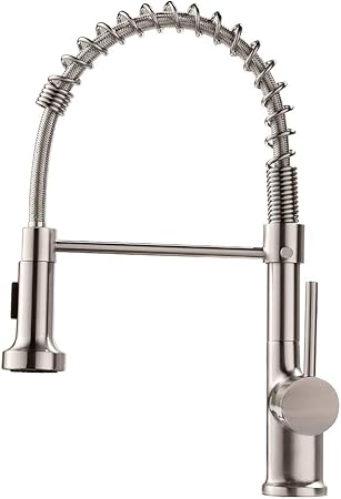 Gimili Kitchen Faucet With Pull Down Sprayer Commercial Single