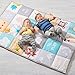 Taf Toys I Love Big Mat | Baby Activity Mat, Baby’s Development and Easier Parenting, Soft Colored & Thickly Padded for Comfort, Ideal for Twins, Best for Fun and Tummy Time Activities, Double Size