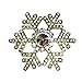 Ainow Mens Lapel Crystal Stick Brooch Pin for Suit Tuxedo Corsage