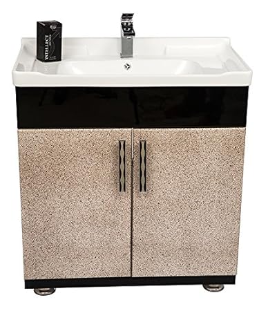 Dazzle Kitchen Modular Bwr Plywood Vanity Washbasin Cabinet Marble