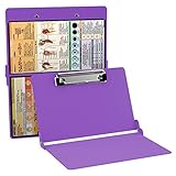 Foldable Clipboard by WhiteCoat Clipboard- Lilac - Nursing Edition Aluminum