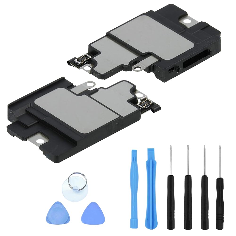 S&L ENTERPRISE Replacement Loud Speaker Ringer Buzzer Flex Cable Compatible with iPhone X - 5.8 inch - 2017 Incl. Repair Tool Kit