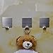 4-Pack SUS 304 Stainless Steel 3M Self Adhesive Hooks Bathroom Kitchen Towel Robe Hook