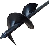 AUGER 6 inch Manual Post Hole Auger Digger Heavy Duty Hand Drill view 3
