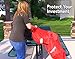 Angel Baby Stroller Travel Bag for Airplane: Stroller Gate Check Bag Cover, Red