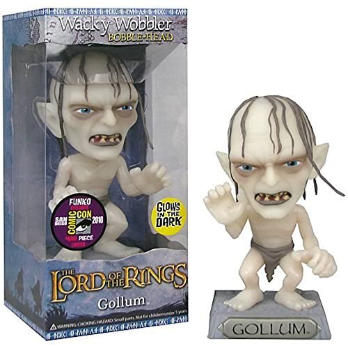 Wacky Wobbler Lord of the Rings Gollum SDCC Glow in the Dark Bobble Head