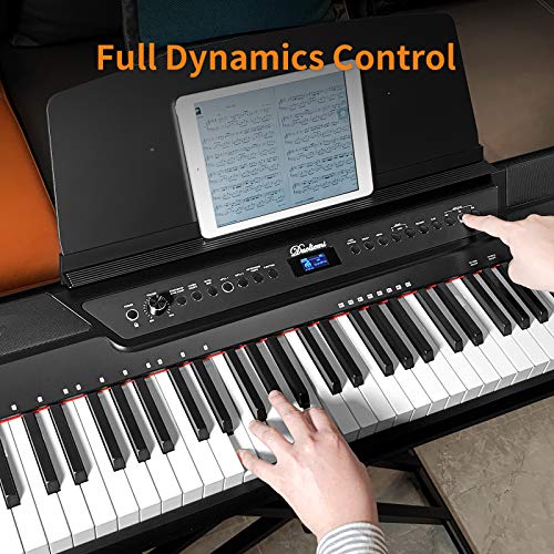 Duoliemi Weighted Digital Piano with Bluetooth, 88 Key Full Size