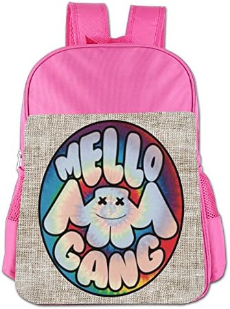 4-16 Years Kids Mello Gang Tie Dye Backpack School Bag (2 Colors) Pink