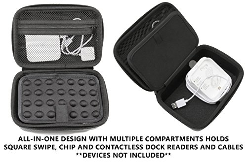 image for CASEMATIX Portable Card Reader Case for Square Contactless Dock and Ch