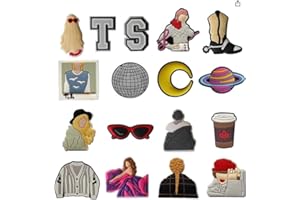 Qiuseadu Singer Shoe Charms TS Cowboy Merch PVC Shoe Charms