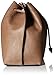 Calvin Klein Freestyle Pebble PVC Drawstring, Dark Taupe/Black