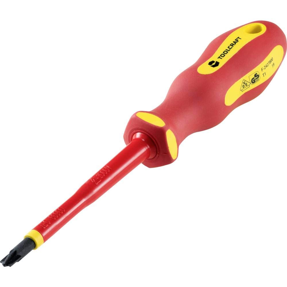 TOOLCRAFT SL/PZ2 VDE Plus/Minus Screwdriver Size (Screwdriver) SL/PZ 2 Blade Length: 100 mm