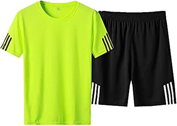 Amazon Janejp Tシャツ メンズ ジャージ セットアップ スポーツウェア スポーツ シャツ 上下 セット 夏 半袖 短パン ショートパンツ 2点セット トレーニング コンプレッションウェア ルームウェア ゆったり 吸汗速乾 軽い 柔らかい 快適 大きいサイズ Tシャツ