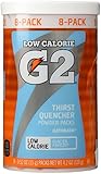 Gatorade Perform 02 Powder Packet G2 - Glacier Freeze - (8-0.52 oz packets per canister) (Pack of 3 canisters)