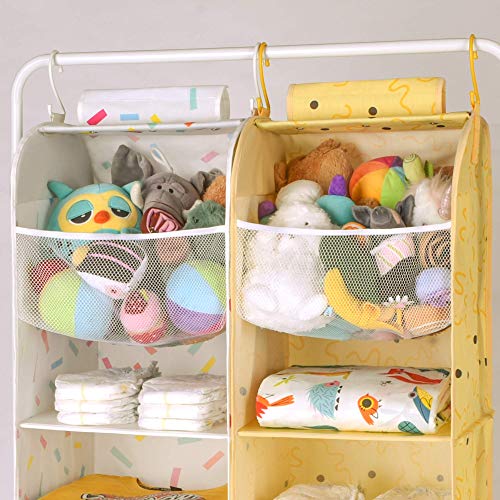 StorageWorks 5Shelf Jumbo Hanging Closet Organizer, Nursery Hanging