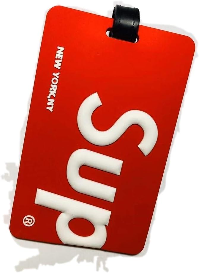 supreme luggage tag