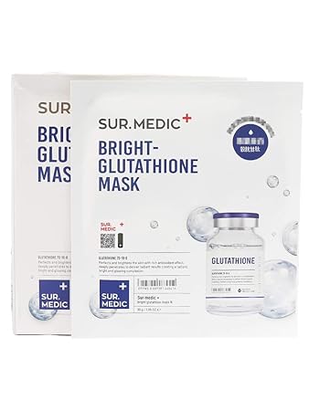 Download Amazon Com Sur Medic Bright Glutathione Mask 30g10ea 1 Pack Korea Cosmetic Beauty PSD Mockup Templates