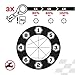 KSP 14mmx1.5 Lug Nuts,7 Spline with 1 Key Black Closed Ended Conical Seat 60 Degree Wheel Tuner Lug Nuts fit More 6&8 Lugs Pickup Trucks,32 PCS