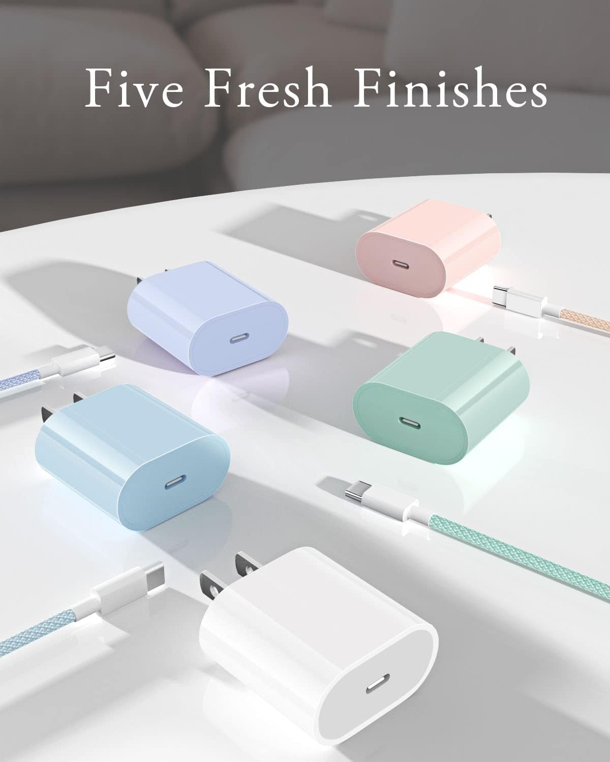 20W USB C Fast Charger for iPad Pro 13/12.9/11 inch, iPad Air 13/11 inch 6/5/4th Generation, iPad 10th Generation, iPad mini 6, Fast Charger Block with 6.6ft USB C to C Charging Cable