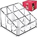Acrylic Lipstick Makeup Storage Organizer - 9 slot display holder for brush lip gloss nail polish office supplies pens pencils paper clips scissors! Plastic case container for cosmetic accessories!