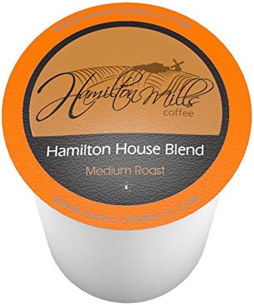 Hamilton Mills Medium Roast Coffee Pods, Compatible with Keurig K-Cup Brewers, (Hamilton House Blend) 40 Count