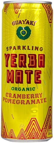 Guayaki Sparkling Organic Yerba Mate Cranberry Pomegranate -- 12 fl oz - 2 pc