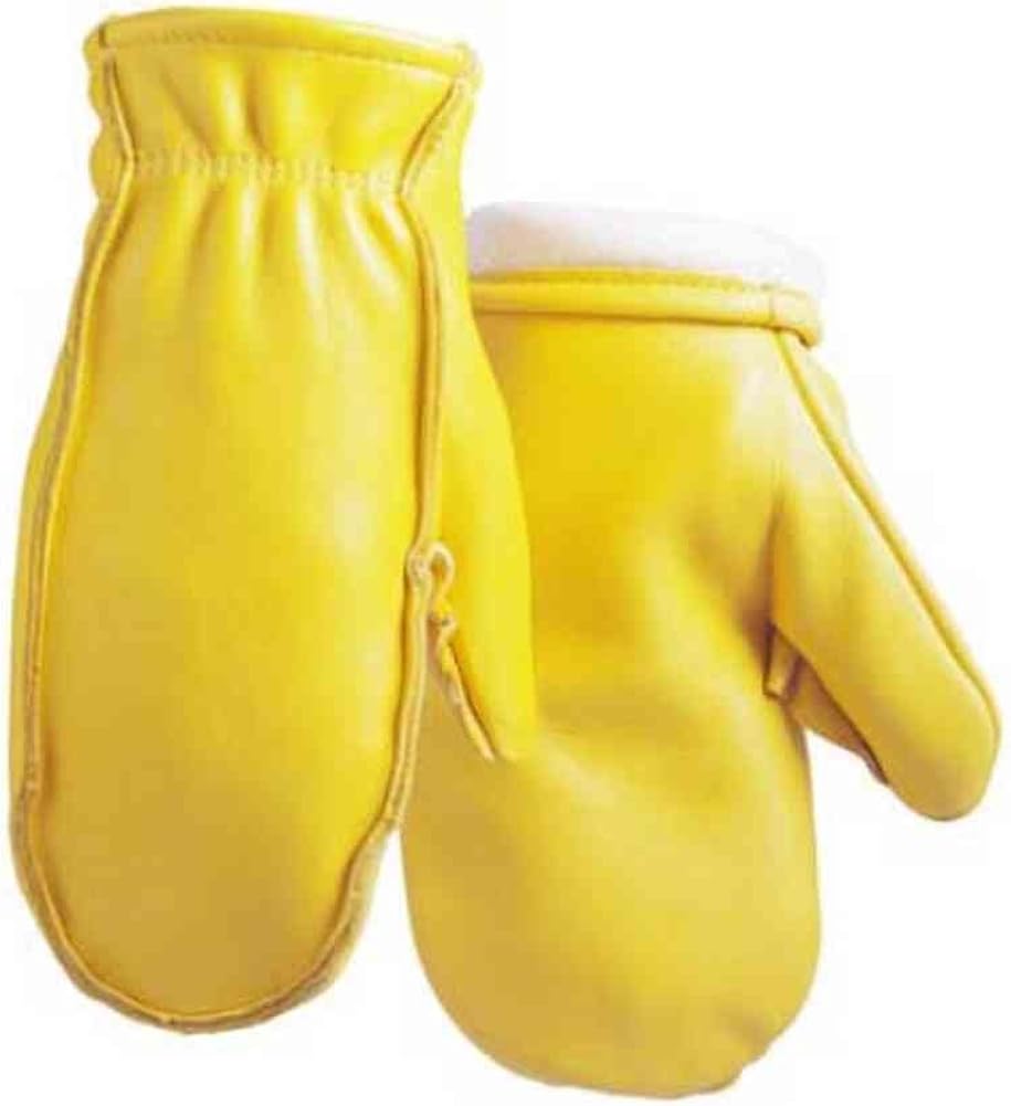 Northstar Men's Elkskin Chopper Mitten Glove 100G Thinsulate Lined Tan 112T at  Women’s Clothing store