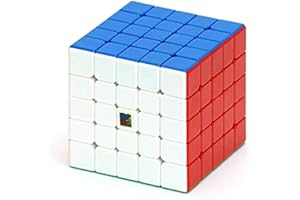 CuberSpeed MFJS MEILONG 5x5 M Magnetic Speed Cube, Stickerless, 150 Pieces, Age Range: Kid, Beginner Skill Level