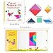Travel Tangram Puzzle - Magnetic Pattern Block Book Road Trip Game Jigsaw Shape for Kids Toddlers Challenge IQ Educational Toy Gift Brain Teasers 360 Patterns