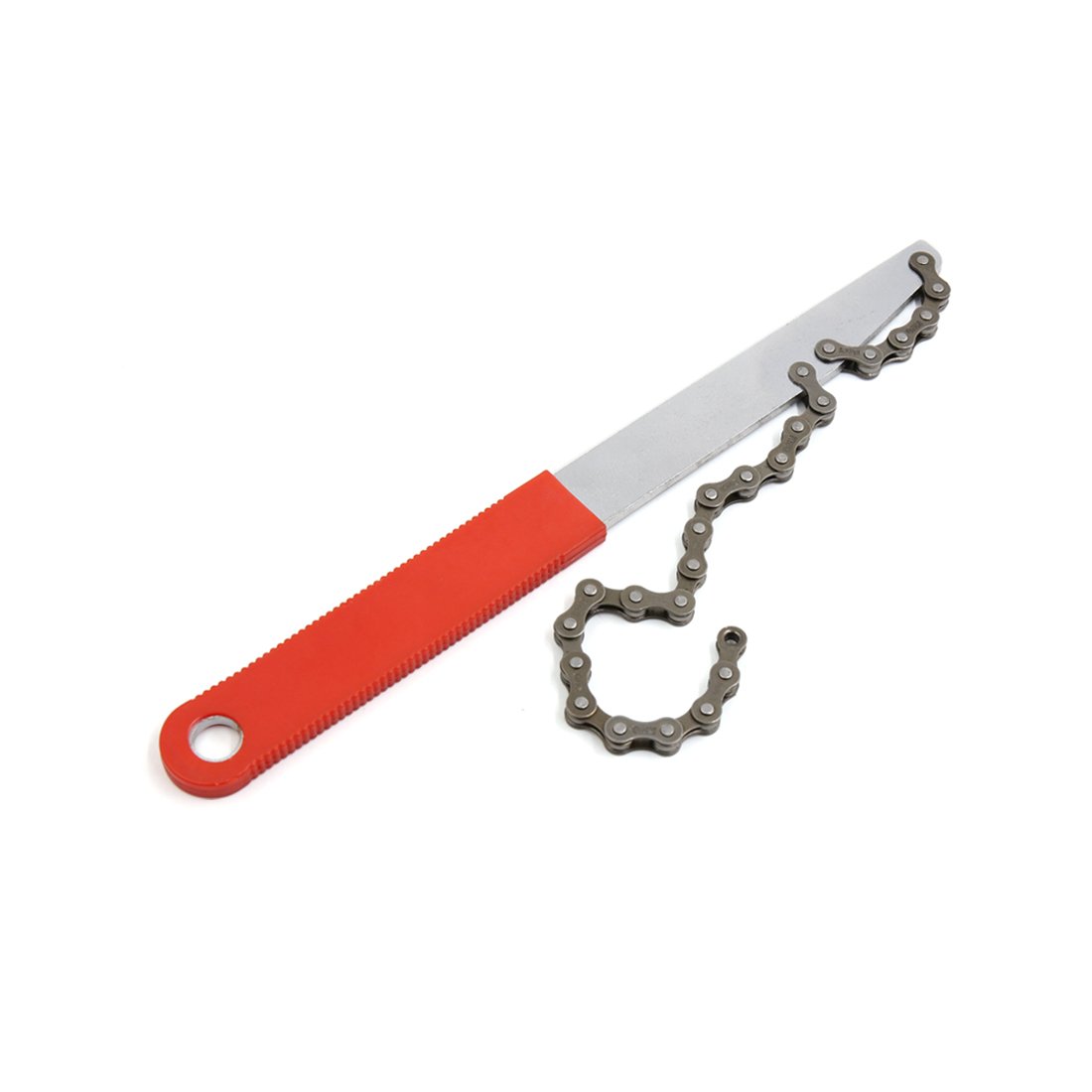 sourcing map Bike Cassette Remover Wrench Sprocket Chain Whip Flywheel Fixed Tool